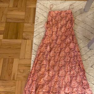 Long red Zara dress